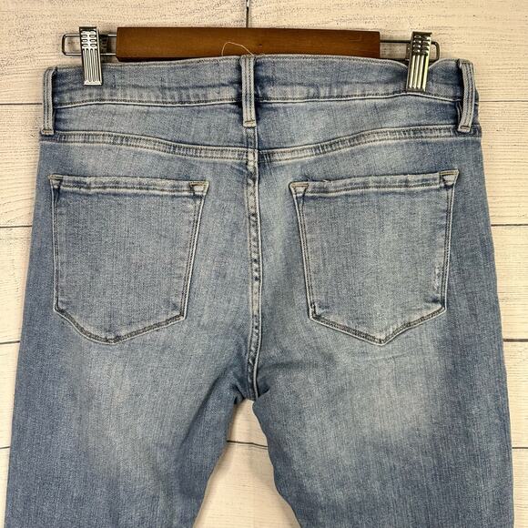 Frame Womens Le Garcon Mid-Rise Boyfriend Denim Jeans in Overturn Size 28 - Picture 9 of 12